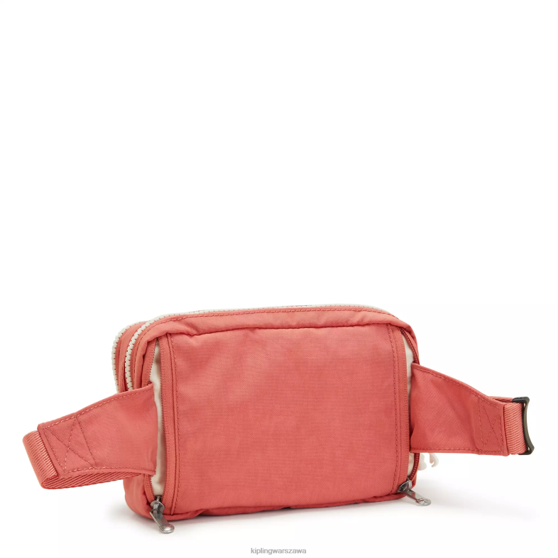 Kipling vintage różowy dla obu płci Wielofunkcyjna torba na ramię abanu PXR6L122