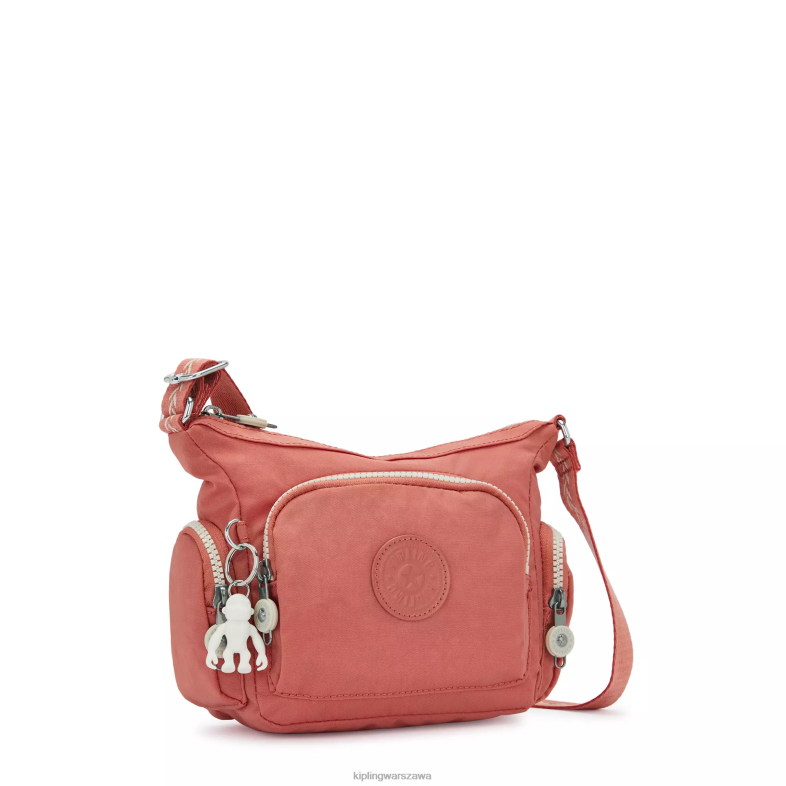 Kipling vintage różowy dla obu płci mała torba na ramię Gabbie PXR6L23