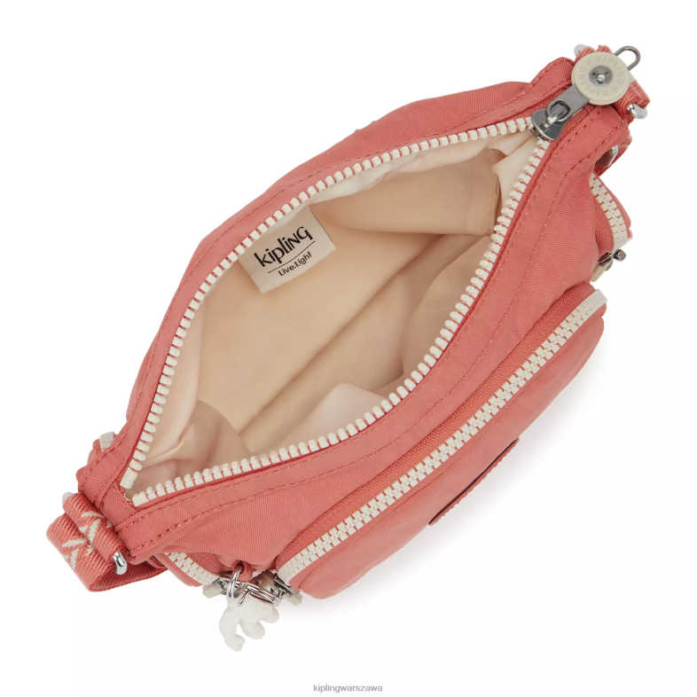 Kipling vintage różowy dla obu płci mała torba na ramię Gabbie PXR6L23
