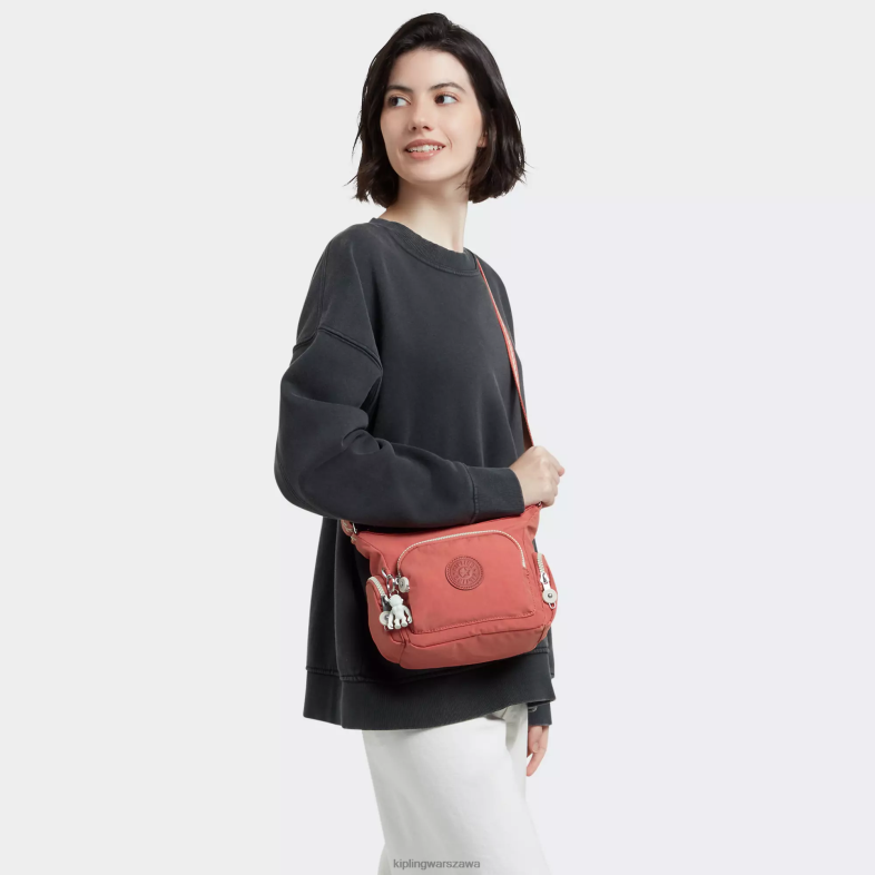 Kipling vintage różowy dla obu płci mała torba na ramię Gabbie PXR6L23