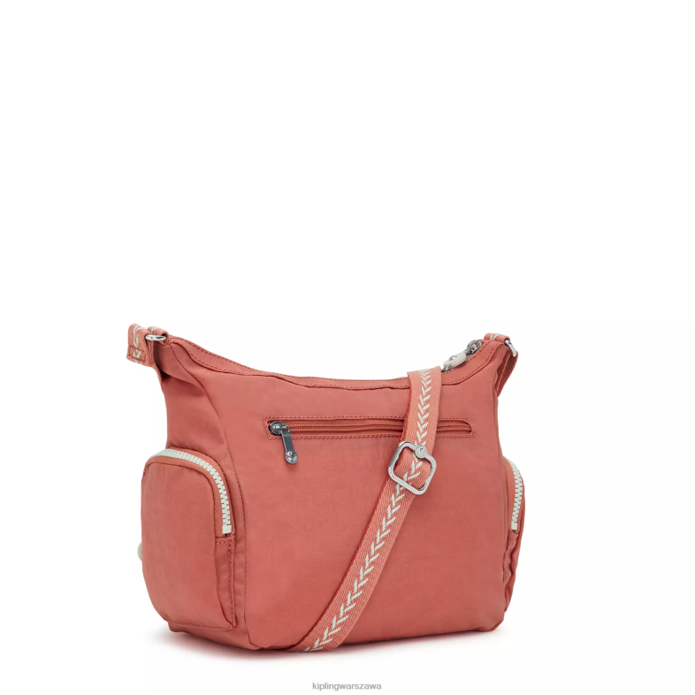 Kipling vintage różowy dla obu płci mała torba na ramię gabbie PXR6L165