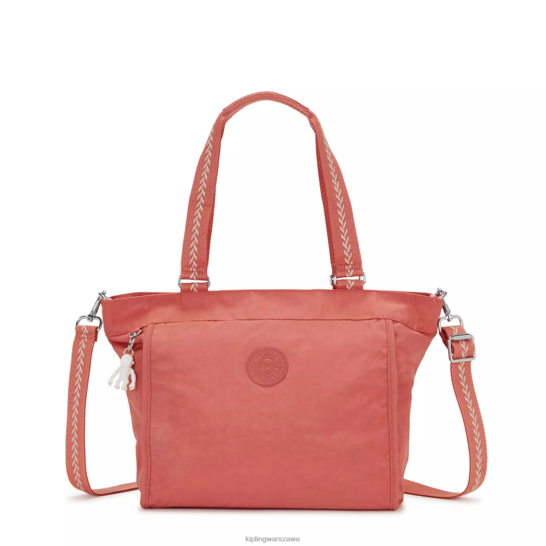 Kipling vintage różowy dla obu płci nowa mała torebka typu shopper PXR6L276