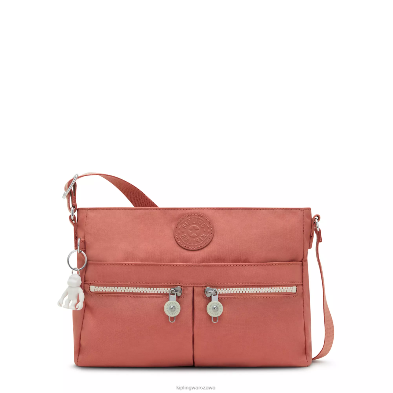 Kipling vintage różowy dla obu płci nowa torebka angie crossbody PXR6L172