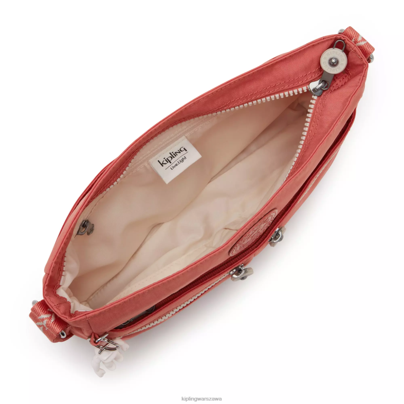 Kipling vintage różowy dla obu płci nowa torebka angie crossbody PXR6L172