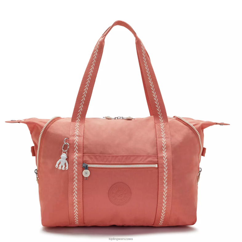Kipling vintage różowy dla obu płci Średnia torba artystyczna PXR6L257