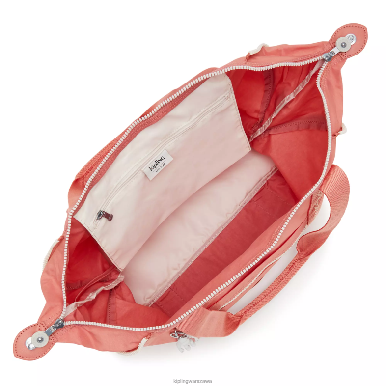 Kipling vintage różowy dla obu płci Średnia torba artystyczna PXR6L257