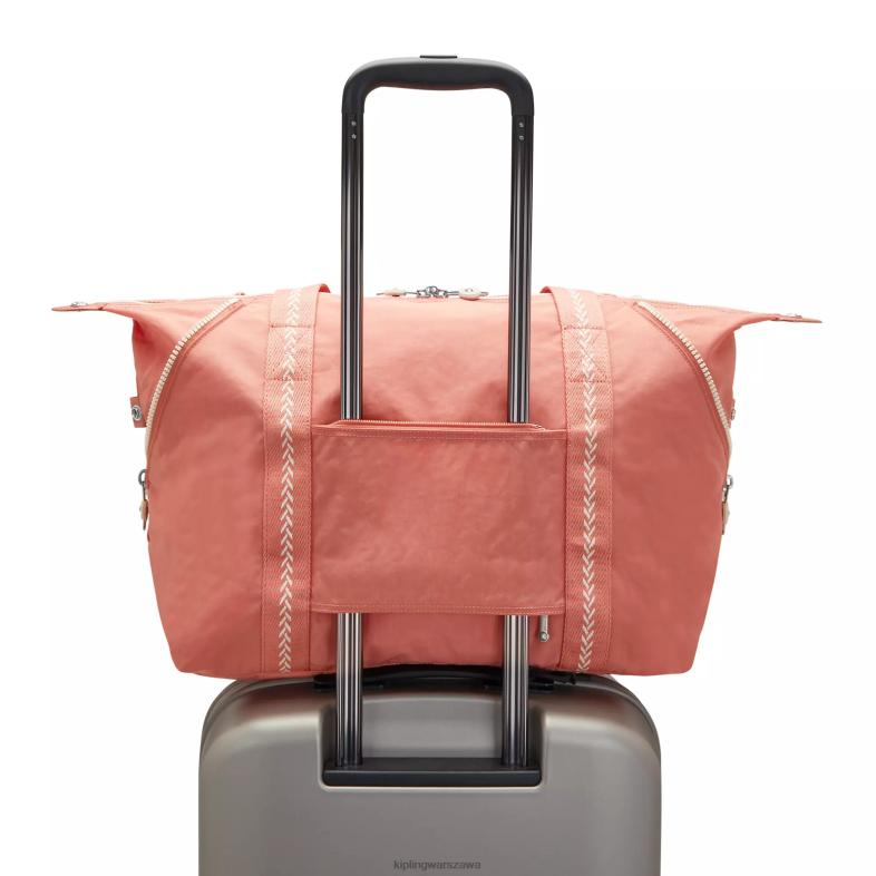 Kipling vintage różowy dla obu płci Średnia torba artystyczna PXR6L257