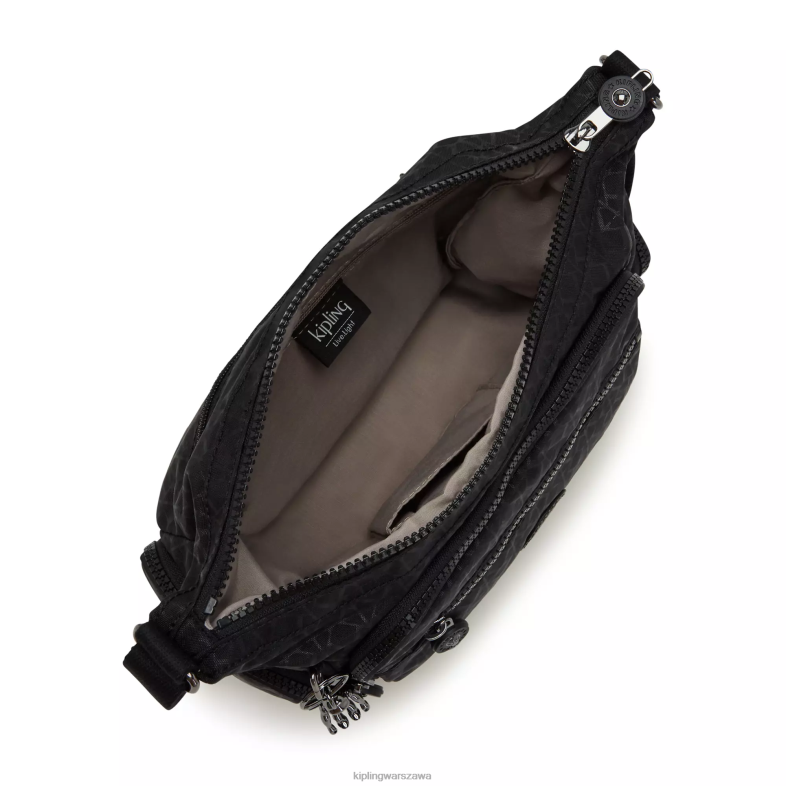Kipling wytłoczony podpis dla obu płci mała torba na ramię gabbie PXR6L233