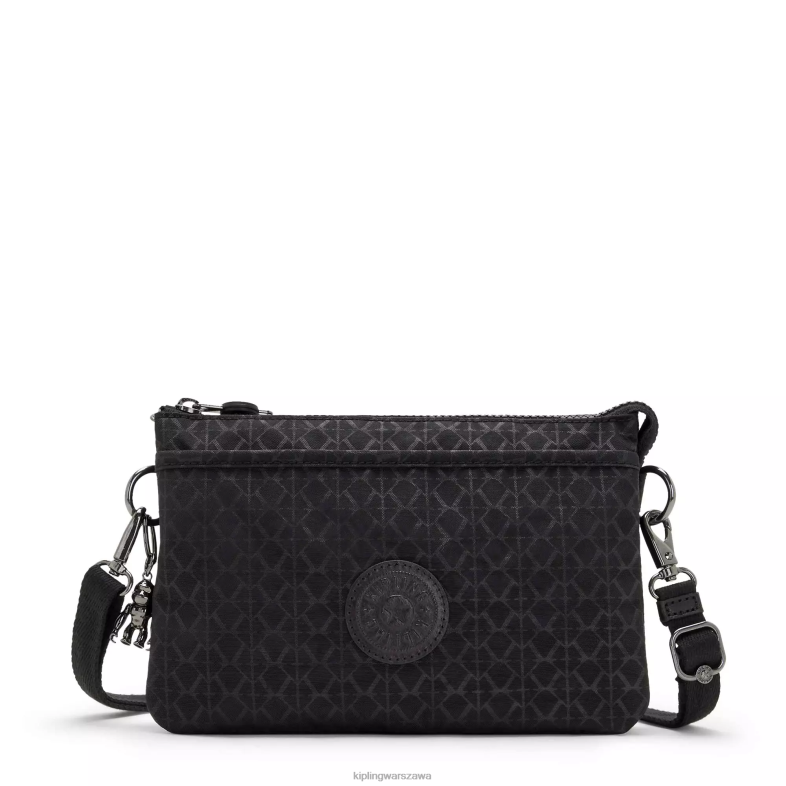 Kipling wytłoczony podpis dla obu płci torba na ramię z nadrukiem Riri PXR6L187