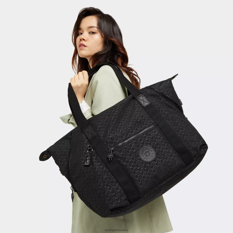 Kipling wytłoczony podpis dla obu płci torba na zakupy ze średnim nadrukiem PXR6L266