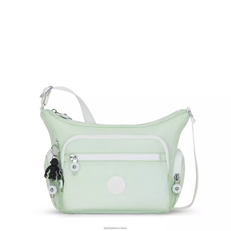 Kipling zwiewna zieleń dla obu płci mała torba na ramię gabbie PXR6L162