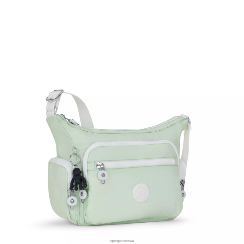 Kipling zwiewna zieleń dla obu płci mała torba na ramię gabbie PXR6L162