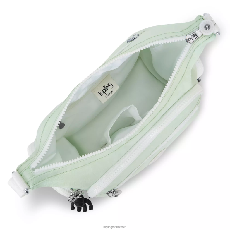 Kipling zwiewna zieleń dla obu płci mała torba na ramię gabbie PXR6L162