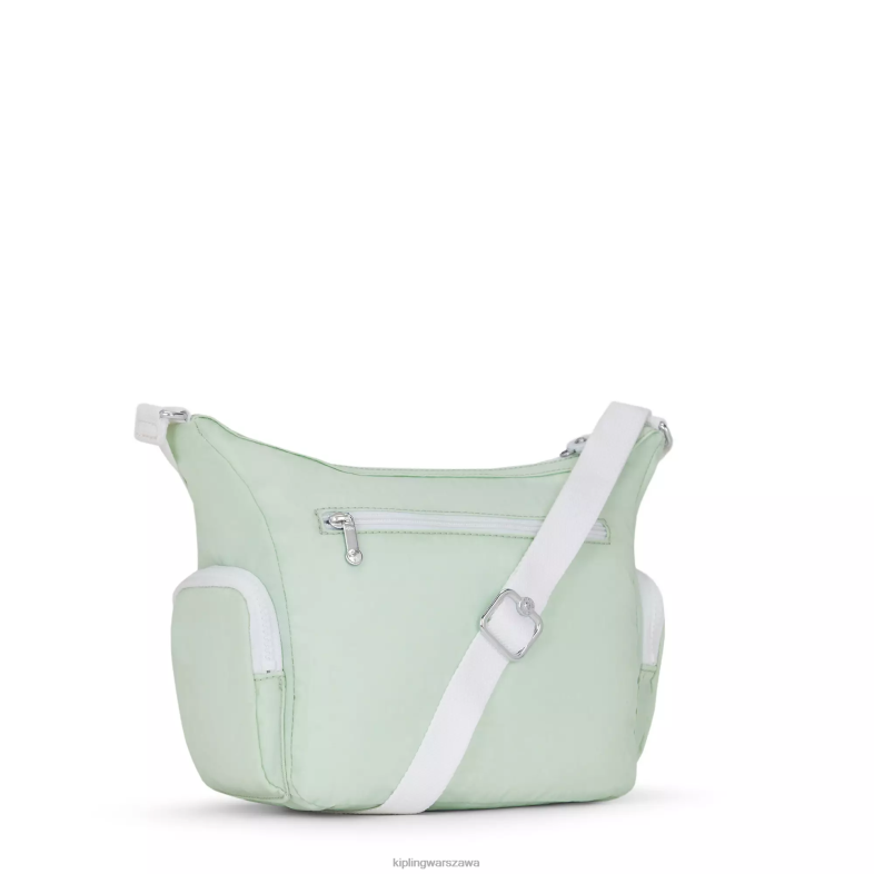 Kipling zwiewna zieleń dla obu płci mała torba na ramię gabbie PXR6L162