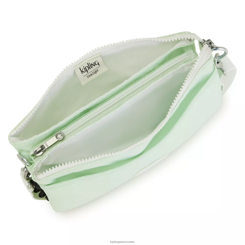 Kipling zwiewna zieleń dla obu płci riritorba na ramię PXR6L125