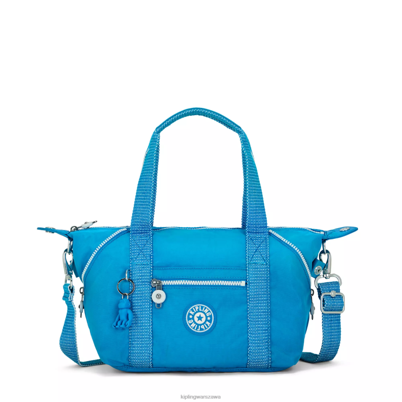Kipling chętny niebieski dla obu płci artystyczna mini torba na ramię PXR6L40