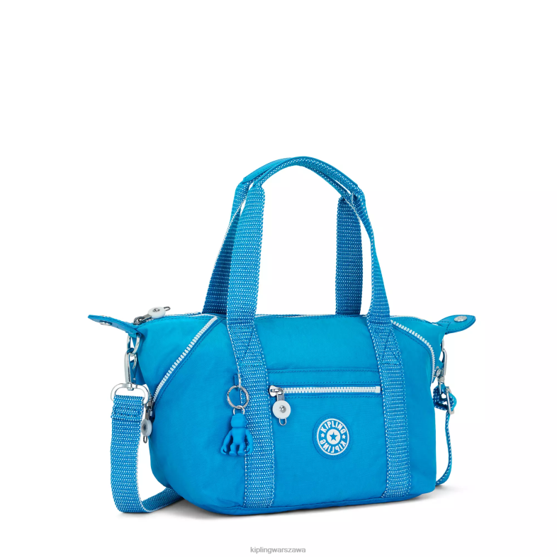 Kipling chętny niebieski dla obu płci artystyczna mini torba na ramię PXR6L40