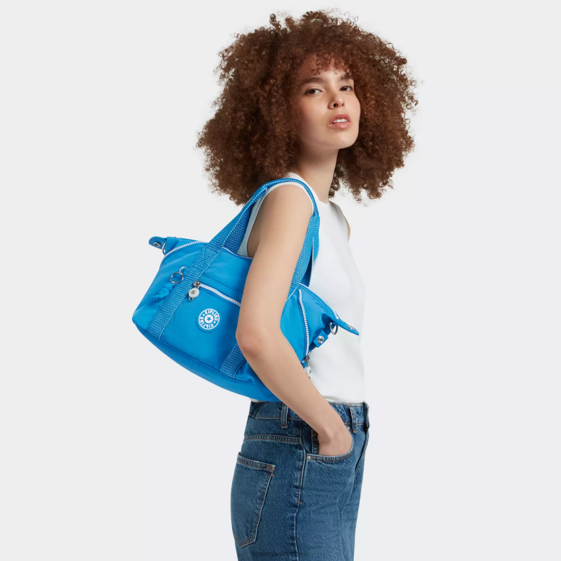 Kipling chętny niebieski dla obu płci artystyczna mini torba na ramię PXR6L40