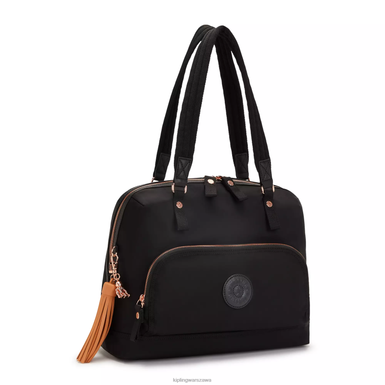 Kipling czarna róża dla obu płci Torba na ramię na laptopa Linza 15\". PXR6L244