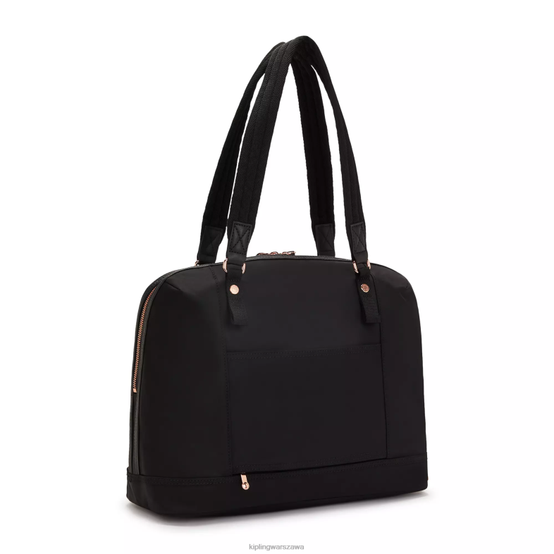 Kipling czarna róża dla obu płci Torba na ramię na laptopa Linza 15\". PXR6L244