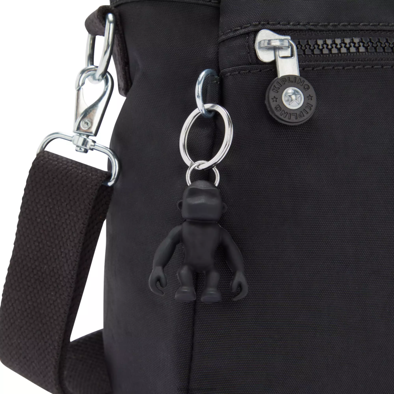 Kipling czarny noir dla obu płci Elysia torba na ramię PXR6L154