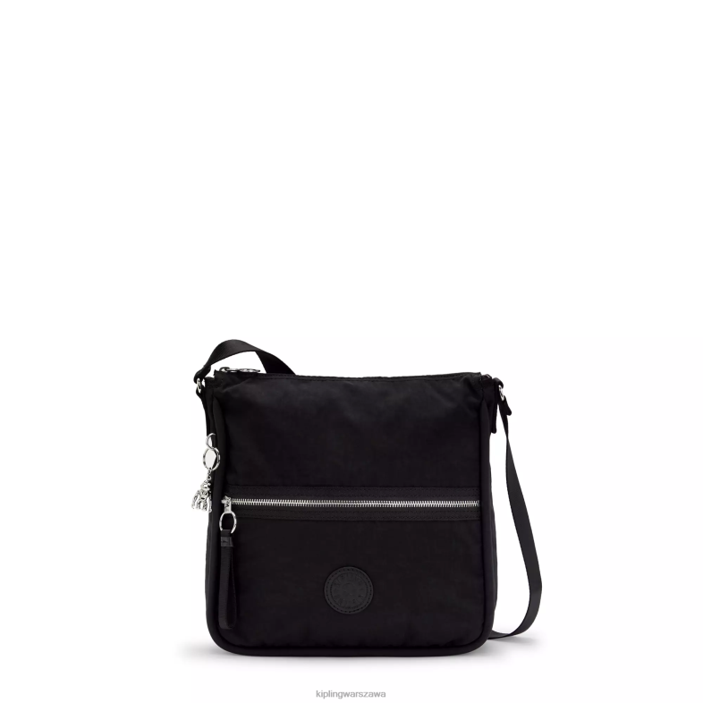 Kipling czarny noir dla obu płci oswin torba na ramię PXR6L247