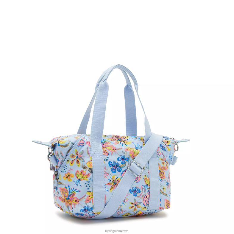 Kipling dzikie kwiaty dla obu płci artystyczna torba na ramię z minidrukiem PXR6L4