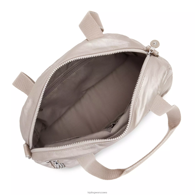 Kipling metaliczny blask dla obu płci Fajna torba na ramię Defeametallic PXR6L207