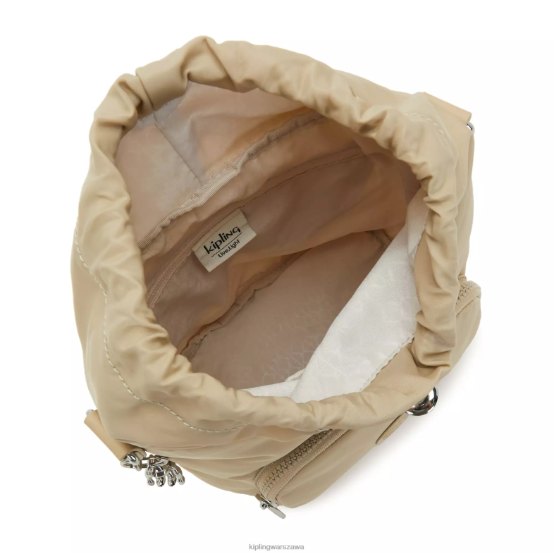 Kipling naturalny beżowy dla obu płci Kyla torba na ramię PXR6L178