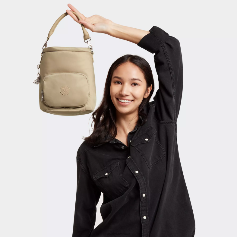 Kipling naturalny beżowy dla obu płci Kyla torba na ramię PXR6L178