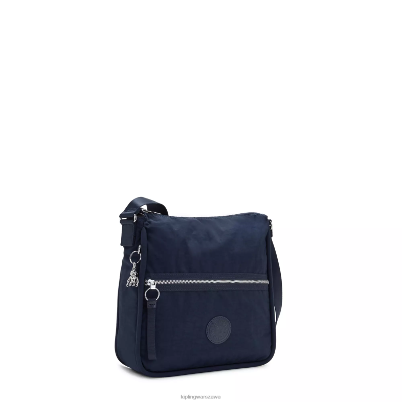 Kipling niebieski niebieski 2 dla obu płci oswin torba na ramię PXR6L246