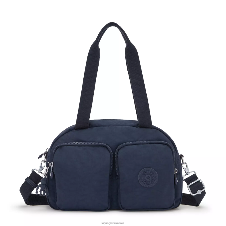 Kipling niebieski niebieski dla obu płci fajna torba na ramię PXR6L225