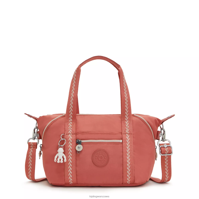 Kipling vintage różowy dla obu płci artystyczna mini torba na ramię PXR6L41