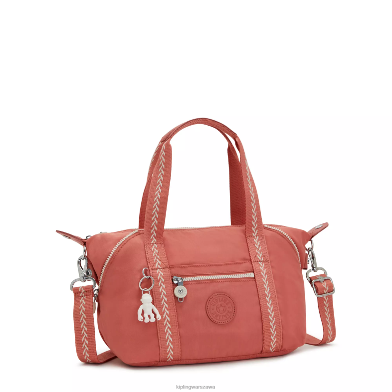 Kipling vintage różowy dla obu płci artystyczna mini torba na ramię PXR6L41