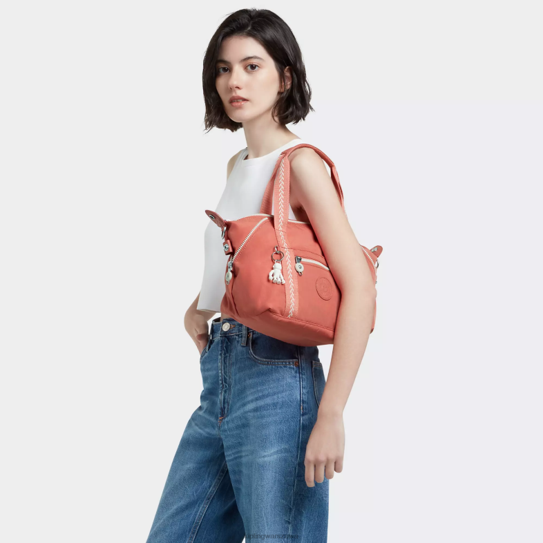 Kipling vintage różowy dla obu płci artystyczna mini torba na ramię PXR6L41