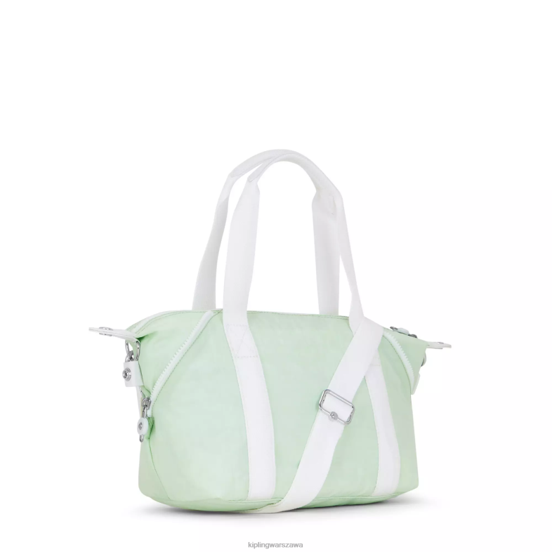 Kipling zwiewna zieleń dla obu płci artystyczna mini torba na ramię PXR6L39