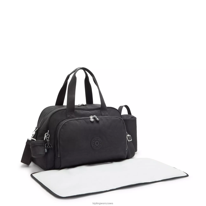 Kipling czarny noir dla obu płci torba na pieluchy Camama PXR6L241