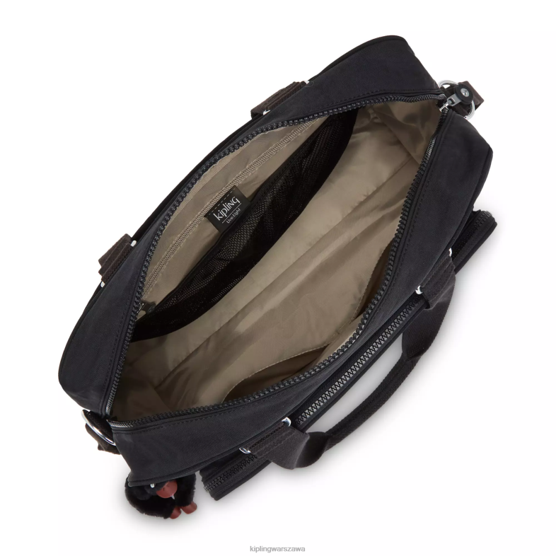 Kipling czarny ton dla obu płci alanna torba na pieluchy PXR6L282
