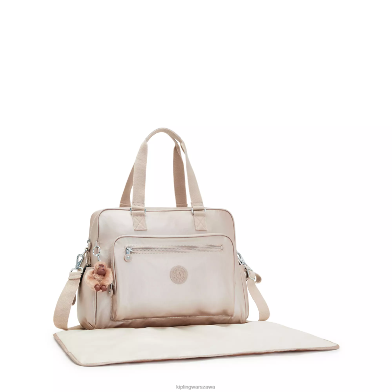 Kipling kwarc metaliczny dla obu płci Torba na pieluchy Alannametallic PXR6L252