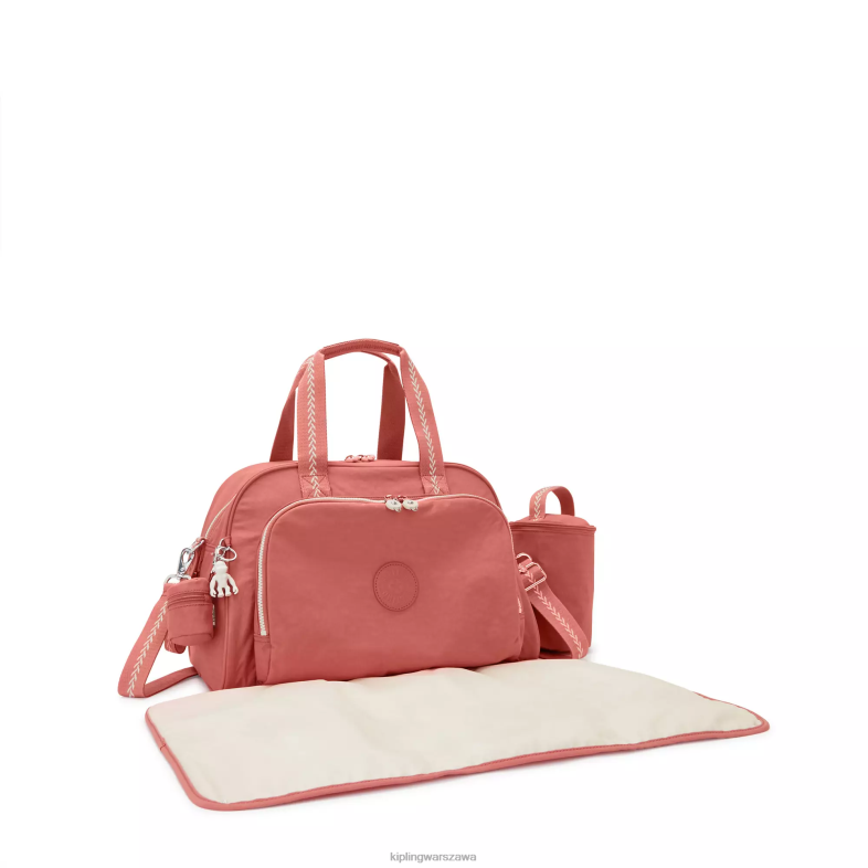 Kipling vintage różowy dla obu płci torba na pieluchy Camama PXR6L242